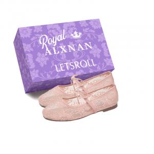 Alxnan Мэри Джейн туфли женские черные/экрю/розовые - розовые с коробкой, цвет Pink+Box