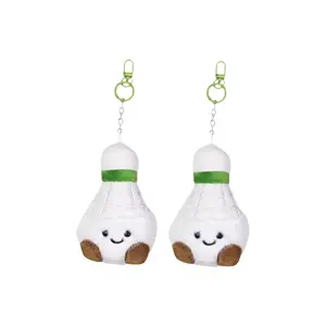 Креативная милая забавная кукла для бадминтона плюшевый кулон высота 15см Cute Chip