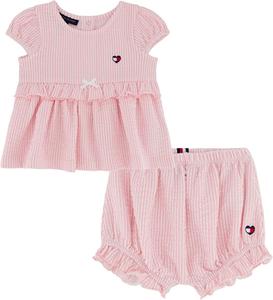 Комплект из двух шорт для девочек Tommy Hilfiger Baby Girls, Red Stripe