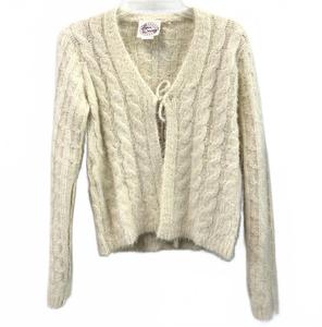 Детский вязаный легкий кардиган кремовый Love Daisy