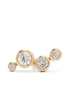 Серьги-гвоздики «Одри» из 14-каратного желтого золота Maria Black, золотой