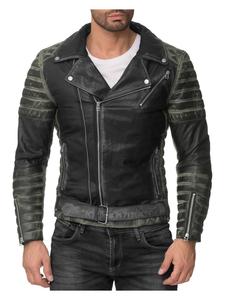 Reichstadt Куртка из натуральной кожи, цвет «Грибной зеленый»