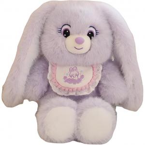 Мягкая игрушка Mina Bunny для успокоения, высота 28см/42см/55см MENGDINUO, фиолетовый
