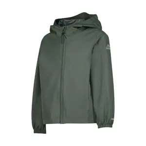 Детский горный непромокаемый плащ Mountain Pro, зеленый