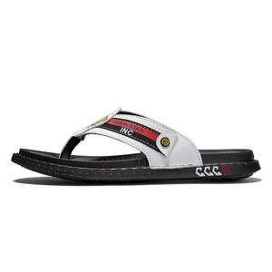 Eminu Мужские белые сланцы с противоскользящей подошвой, цвет White