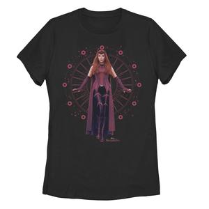 Детская футболка с плавающим портретом и изображением Marvel WandaVision The Scarlet Witch Licensed Character