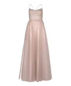 Элегантное вечернее платье с вышивкой Vera Mont, розовый