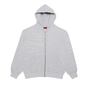 Толстовка Supreme Special Zip Up Hooded Sweatshirt Ash Grey, серый