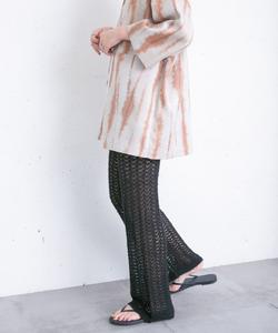 Ажурные вязаные брюки Kbf, цвет Black