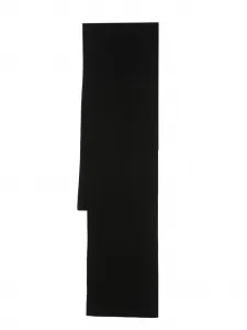 Шерстяной шарф тонкой вязки Paul Smith, черный