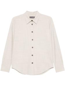 Меланжевая рубашка Lorena Antoniazzi, серый