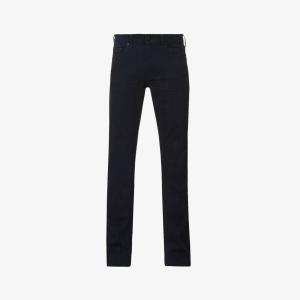 Джинсы прямого кроя прямого кроя из эластичного денима Federal Paige, черный