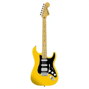 Squier Affinity Stratocaster HSS FSR Граффити Желтый