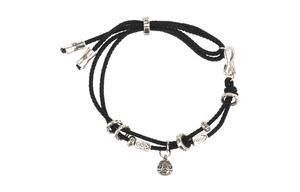 Браслет унисекс MUSTKOO, черный