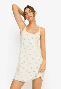 Ночная рубашка Lascana, Ecru Bedruckt