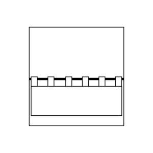 Дверная занавеска ALEGRA с кольцами, 1 шт. Home Wohnideen, белый