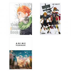 Haikyu!! Complete Illustration book and Haikara!! ( Japanese Edition ) Anime Pilgrimage (Shueisya)