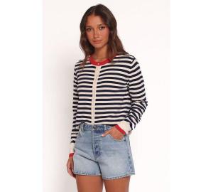 Женский кардиган в полоску Скаут Petal and Pup, Blue stripe