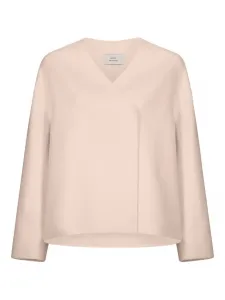 Жакет MAARA асимметричного кроя без воротника Loulou De Saison, кремовый