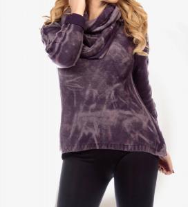 Выбеленный шарф Infinity в сливовом цвете ANGEL