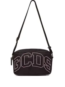 Поясная сумка с вышитым логотипом Gcds, черный