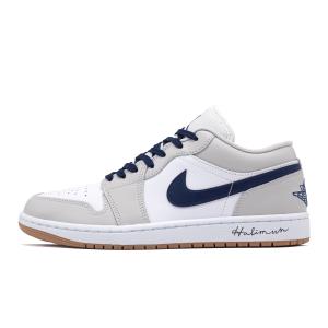 Jordan Air 1 нескользящие износостойкие низкие кеды Unisex Gray White