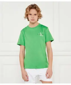 Футболка Regular fit Calvin Klein Jeans, зеленый