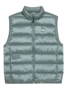 Стеганый жилет с нашивкой-логотипом Aape By A Bathing Ape, синий