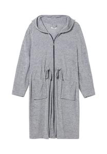 Халат из легкой махровой ткани Sheego, серый
