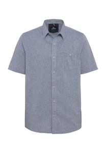 Повседневная рубашка стандартный крой короткие рукава воротник-стойка Lerros, белый