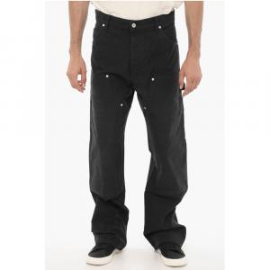 Черные хлопковые брюки Heron Preston, Black