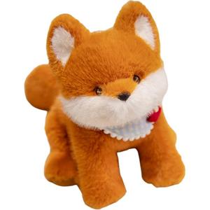 Мягкая и очаровательная лечебная плюшевая игрушка три цветка кот щенок лис 28 см высота MERCONSER