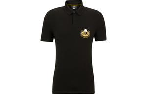 HUGO BOSS Мужская черная поло