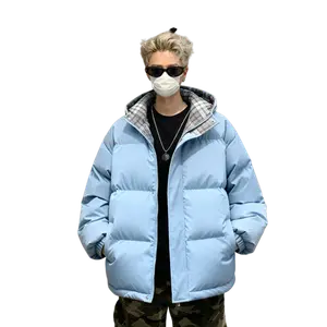 Пуховик Unisex X1617, синий puffer jacket