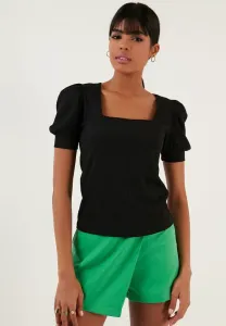 Блузка приталенного кроя Lela, Black