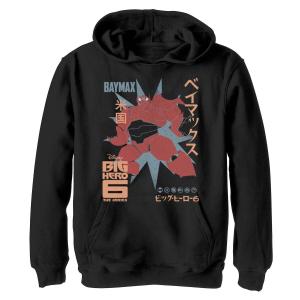 Толстовка с изображением плаката и графического плаката Disney's Big Hero 6 для мальчиков 8–20 лет из сериала Baymax Disney