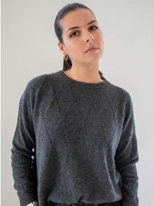 Свитер WEARABLE STORIES Manou, темно-серый