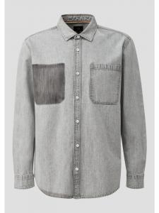 Рубашка 92Y5_серого цвета QS