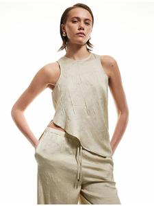 Маленькая блузка цвета хаки с рисунком KOTON