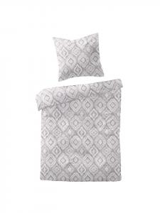 Постельное белье Marie серого цвета Traumschlaf, 200x220 (2x 80x80 см)
