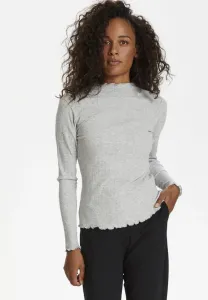 Топ с длинными рукавами Karen By Simonsen, Opal Gray Melange