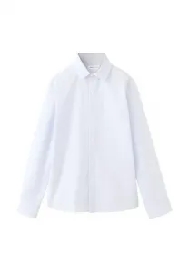 Детская рубашка Mango Kids, Light Blue