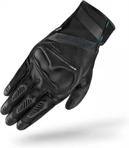 Мотоциклетные перчатки SHIMA HERO GLV, женские, кожаные, короткие, зимние, водонепроницаемые, для использования с сенсорным экраном, городские, кожаные, усиленные, легкие (женские, водонепроницаемые, черные, размер M), Women / Waterproof Black