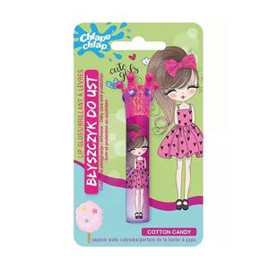 Детский блеск для губ с ароматом сладкой ваты Chlapu Chlap, 1,8 мл