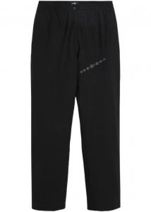 Термобрюки с флисовой подкладкой и удобным поясом водонепроницаемые прямые Bpc Bonprix Collection, черный