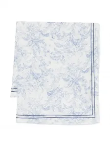 Шарф с цветочным узором Maje, белый