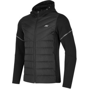 Skechers Удобная спортивная серия пуховик мужской Carbon Black, Carbon Black