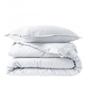 Комплект пододеяльников из хлопковой фланели Bare Home, белый