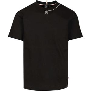 Футболка с принтом логотипа Moncler Grenoble, черный