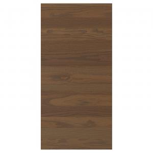 Крышка панели IKEA, 39x80 см, цвет dark brown ash veneer